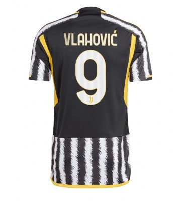 Juventus Dusan Vlahovic #9 Hjemmedrakt 2023-24 Kortermet